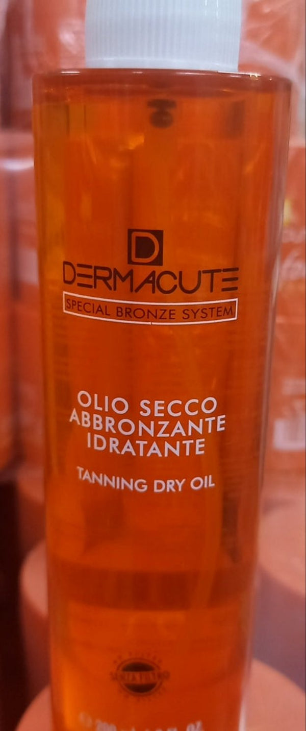 Derma cute olio secco abbronzante idratante 200 ml senza filtro