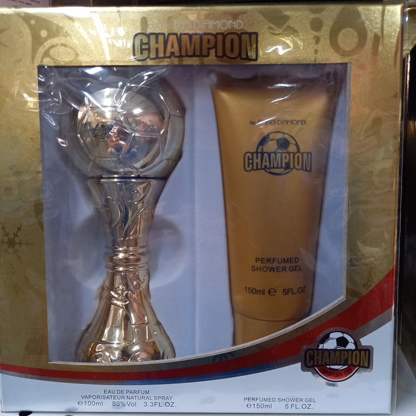 Champion by Chris Diamon set regalo edp 100 ML + perfumed shower gel 150 ML