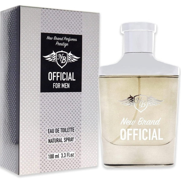 NEW BRAND PRESTIGE OFFICIAL FOR MEN EDT 100 ML NATURAL SPRAY