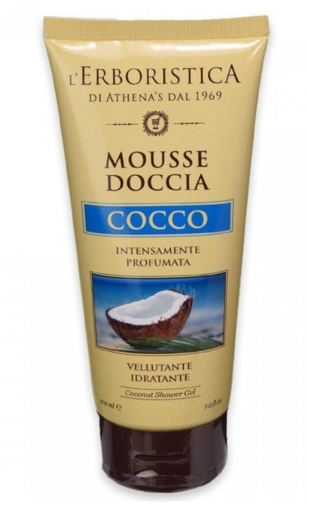 ATHENA'S L'ERBORISTICA MOUSSE DOCCIA VELLUTATE IDRATANTE OLIO DI COCCO 200 ML