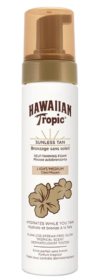 HAWAIIAN TROPIC SELF TAN MOUSSE SPRAY ABBRONZANTE LIGHT/MEDIUM 200 ML