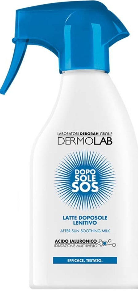 DERMOLAB SOS DOPOSOLE LATTE LENITIVO VISO E CORPO 250 ML ALL'ACIDO JALURONICO