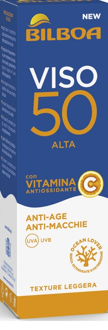 BILBOA CREMA VISO SPF 30 ED SPF 50  CON VITAMINA C 50 ML