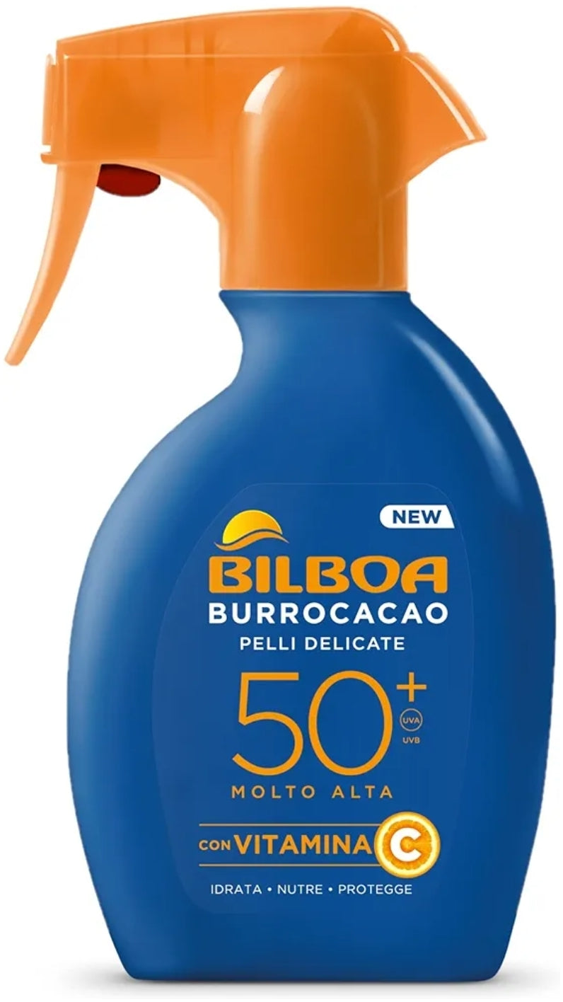 BILBOA BURROCACAO PELLI DELICATE 50 + CON VITAMINA C 250 ML