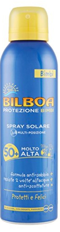 BILBOA SPRAY SOLARE PROTEZIONE BIMBI SPF 50 + 150 ML