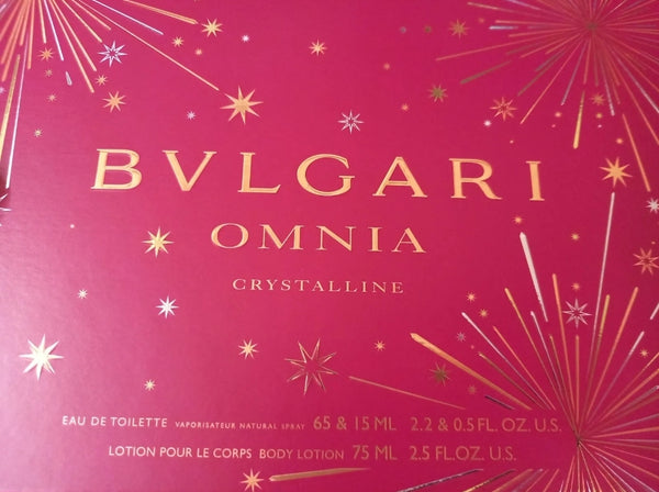 BVLGARI BULGARI Omnia Crystalline Profumo EDT + Cream Corpo Bagno Gel Doccia