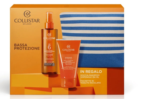 Collistar doposole spf 6 olio secco superabbronzante idratante 200 ml SINGOLO O IN  CONFEZIONE REGALO