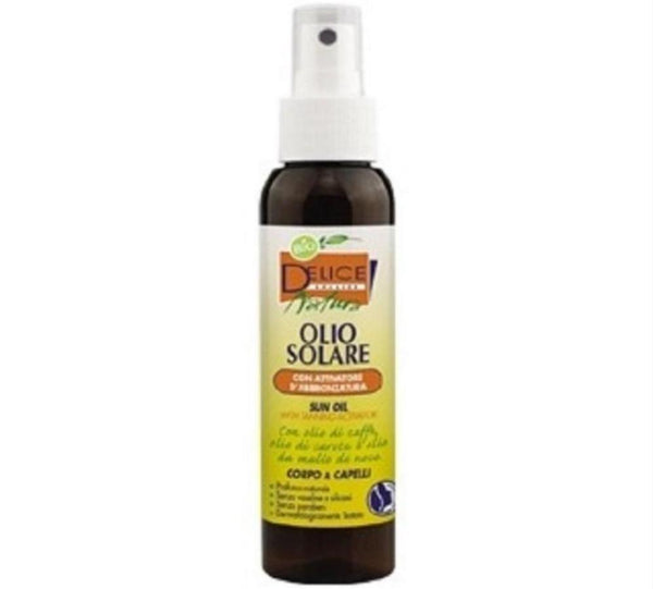 Delice solare natura olio solare bio con attivatore d'abbronzatura 100 ml