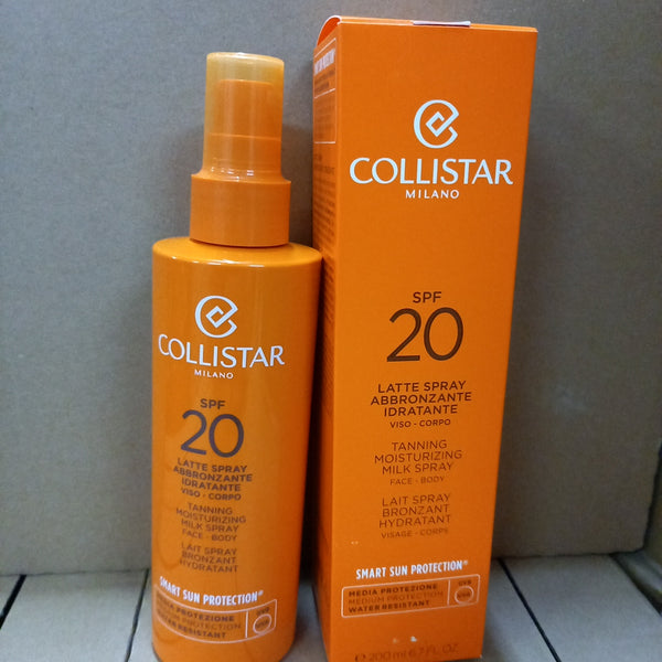 Collistar latte spray abbronzante idratante viso corpo 200 ml VARIE PROTEZIONI