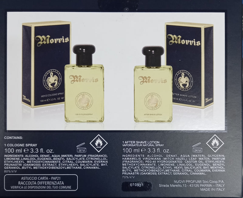 MORRIS CONFEZIONE REGALO VARIE FRAGRANZE