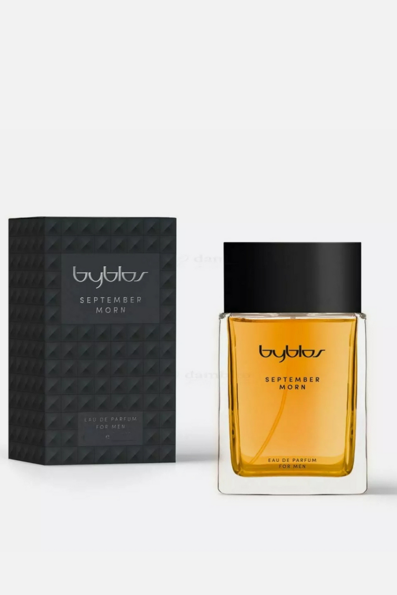 BYBLOS September Morn EDP Profumo da Uomo Eau de Parfum Fragranza Maschile 100ml e 50ml