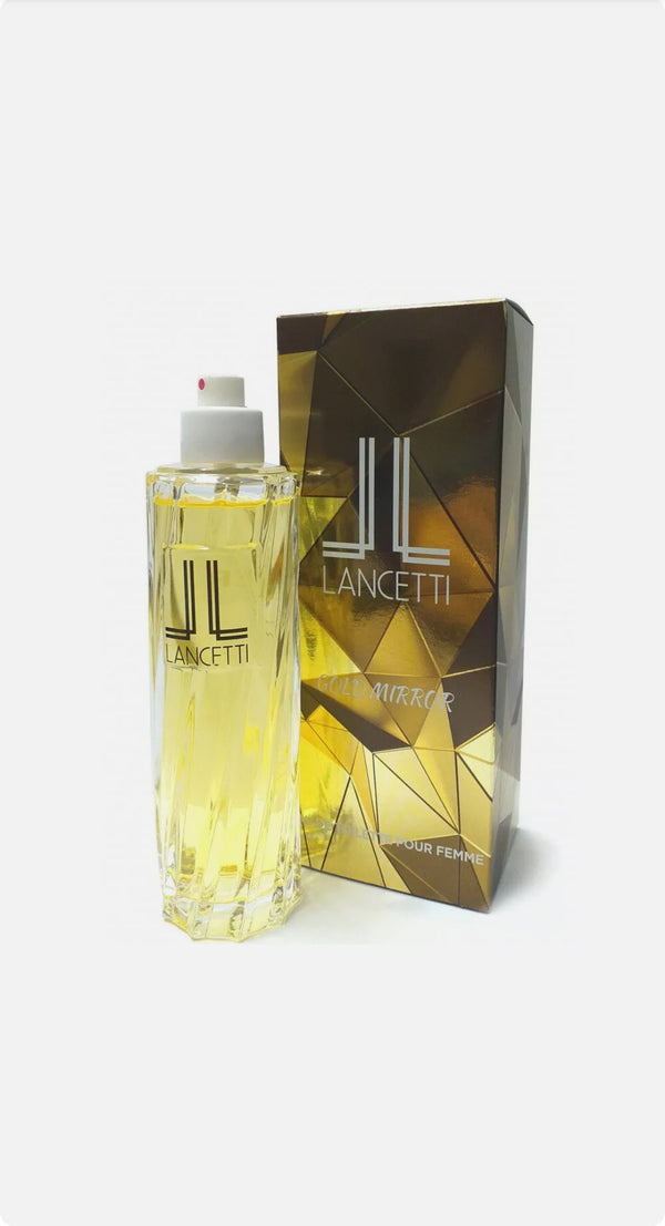 LANCETTI GOLD Mirror Profumo da Donna Fragranza Eau de Toilette EDT 100 ml