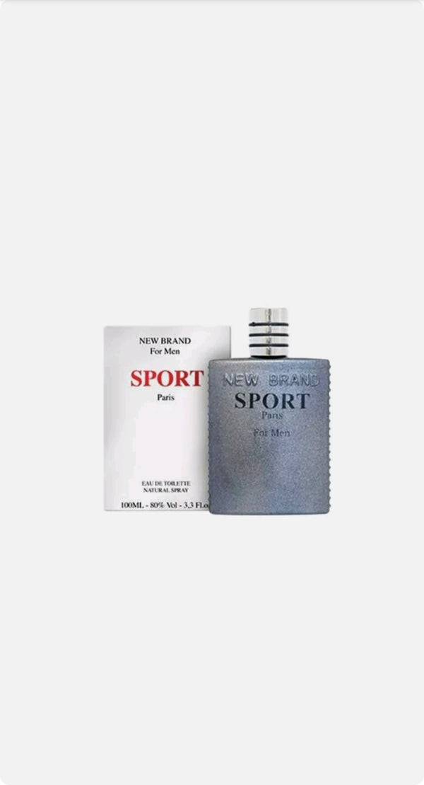 NEW BRAND Profumo da Uomo Eau De Toilette EDT Fragranza Essenza SPORT 100 ml