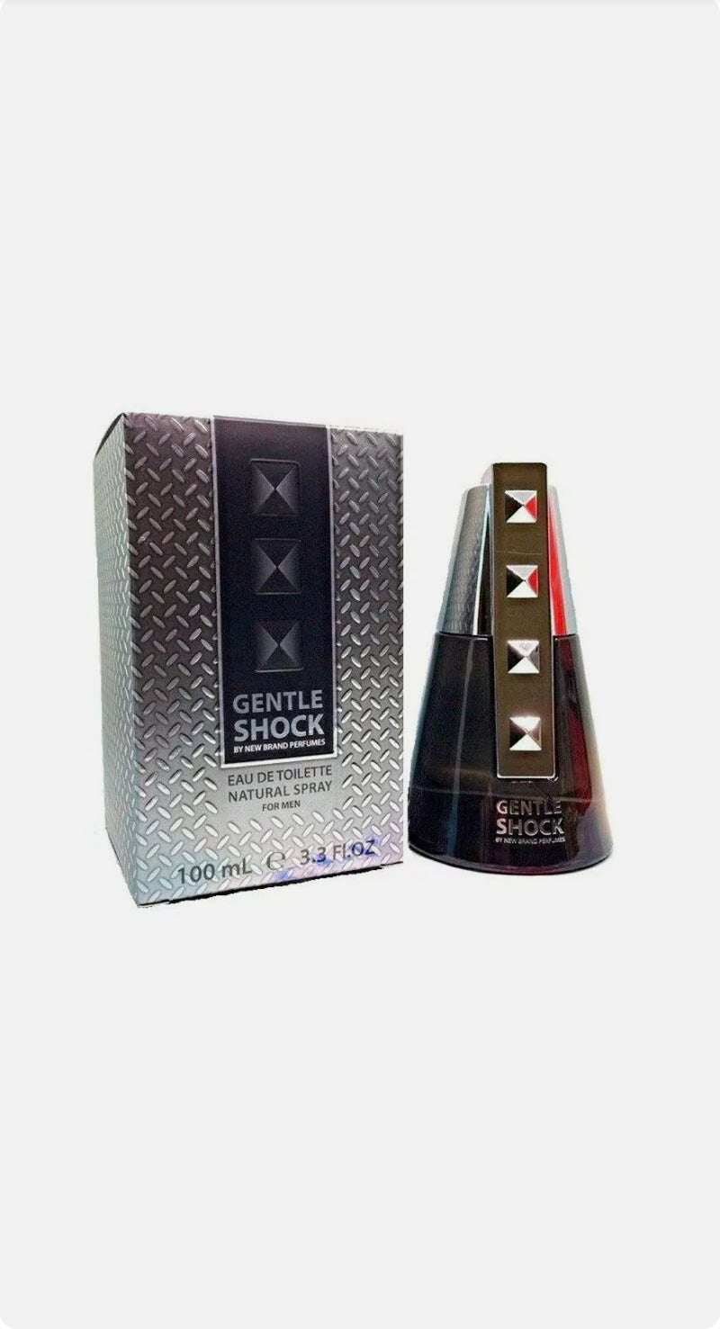 NEW BRAND Profumo da Uomo Eau De Toilette EDT GENTLE SHOCK Fragranza 100 ml