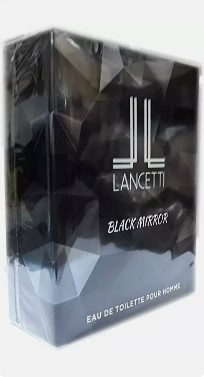 LANCETTI Black Mirror Profumo da per Uomo Fragranza Eau de Toilette EDT 100 ml