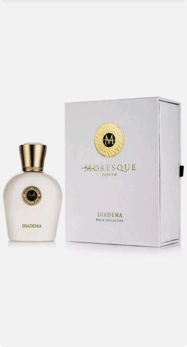 MORESQUE DIADEMA White Collection EDP Eau de Parfum Unisex da Uomo Donna 50 ml