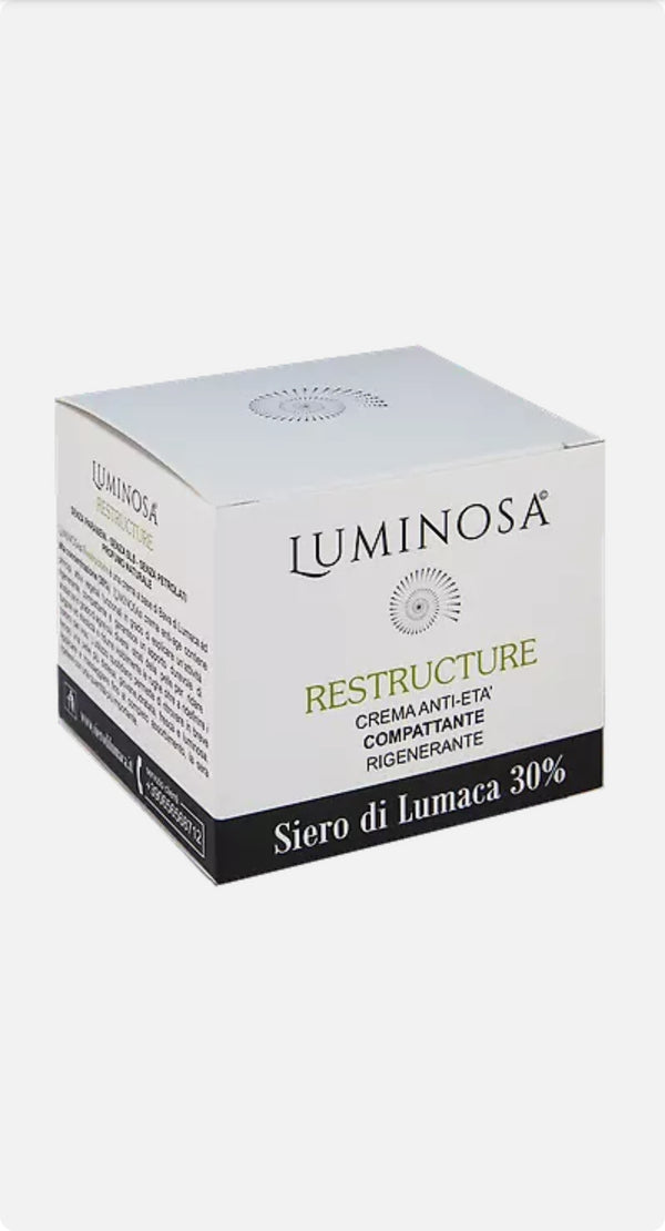 LUMINOSA RESTRUCTURE Crema Viso al Siero di Lumaca Anti Rughe Age Compattante