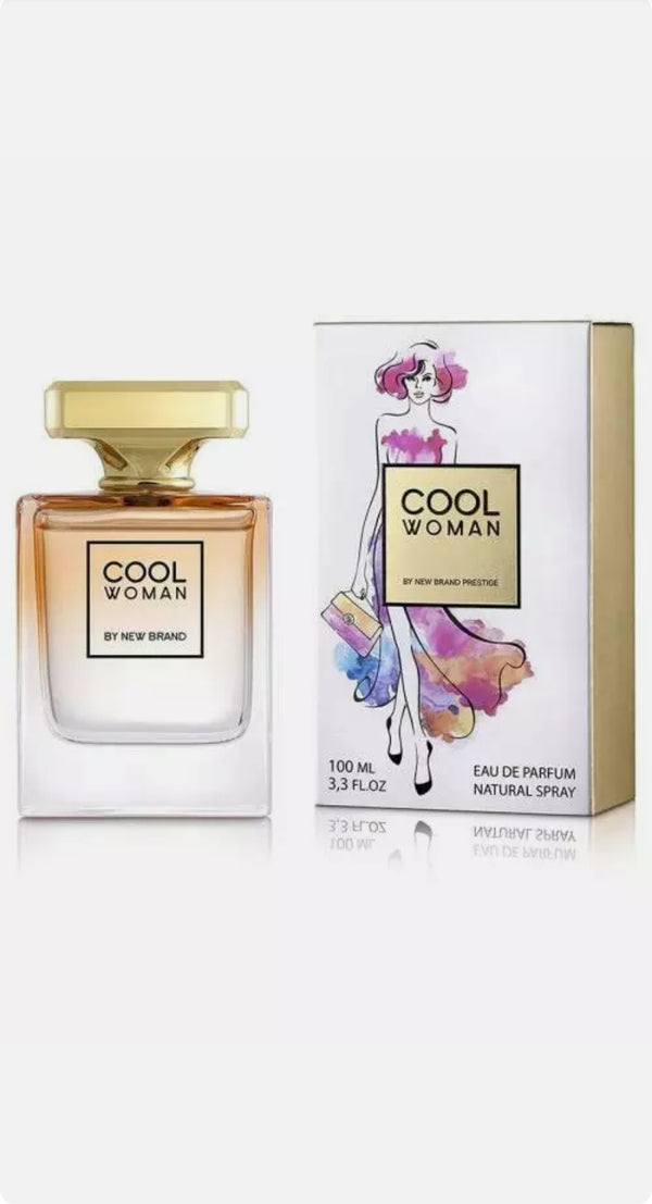 NEW BRAND Profumo EDT Eau The Toilette Fragranza Femminile COOL WOMAN 100 mL