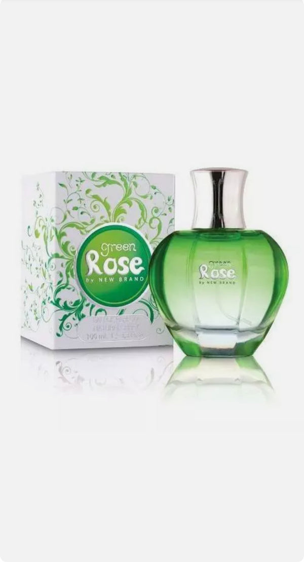 NEW BRAND Profumo EDT Eau The Toilette Fragranza Femminile GREEN ROSE 100 mL