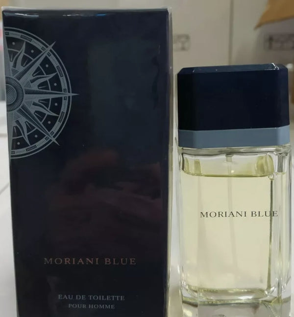 Profumo da Uomo MORIANI BLUE EDT Eau The Toilette Pour Homme Maschile 100 mL