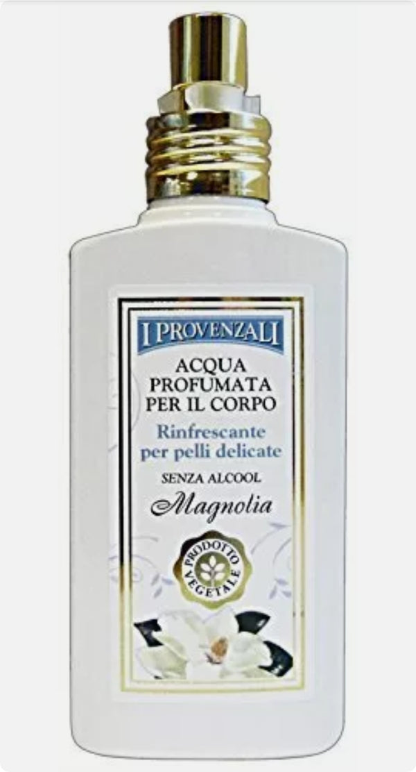 I PROVENZALI Acqua Profumata per il Corpo MAGNOLIA Rinfrescante pelli Delicate