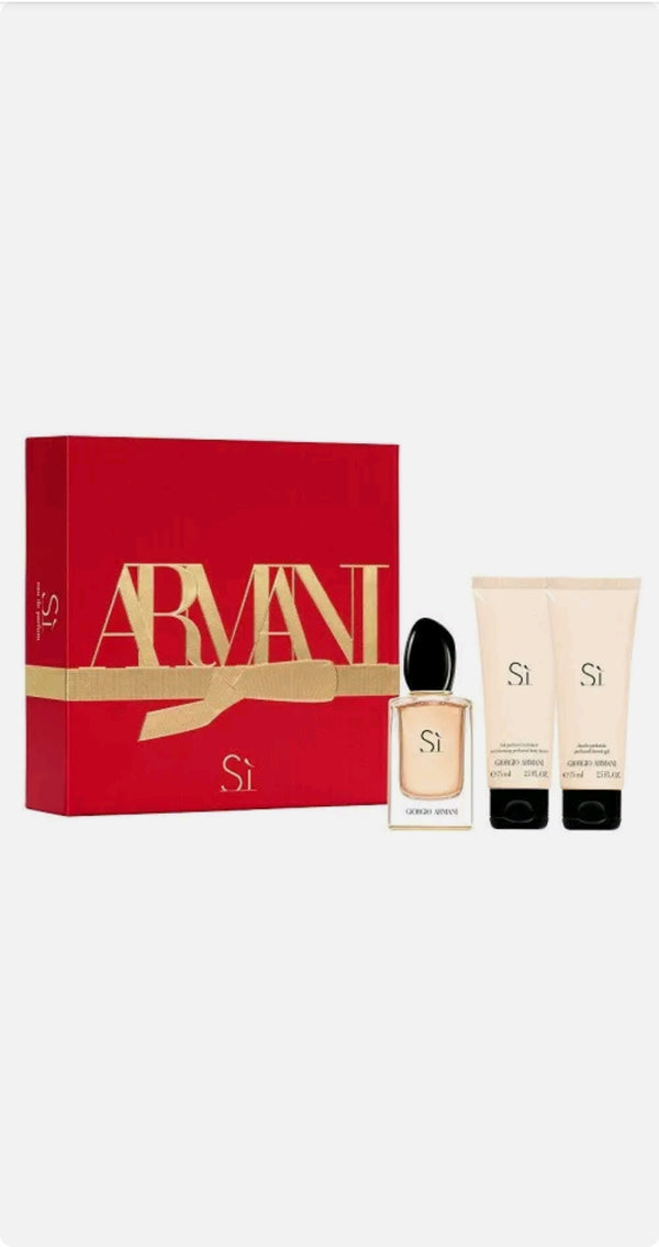 Giorgio Armani Sì Gift Set EDP 50 ml + Body Lotion 50 ml + Shower Gel 75 ml