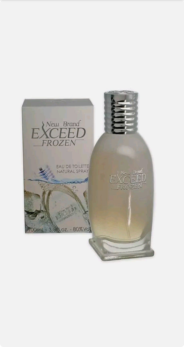 NEW BRAND Profumo EDT Eau The Toilette Fragranza da Uomo EXCEED FROZEN 100mL