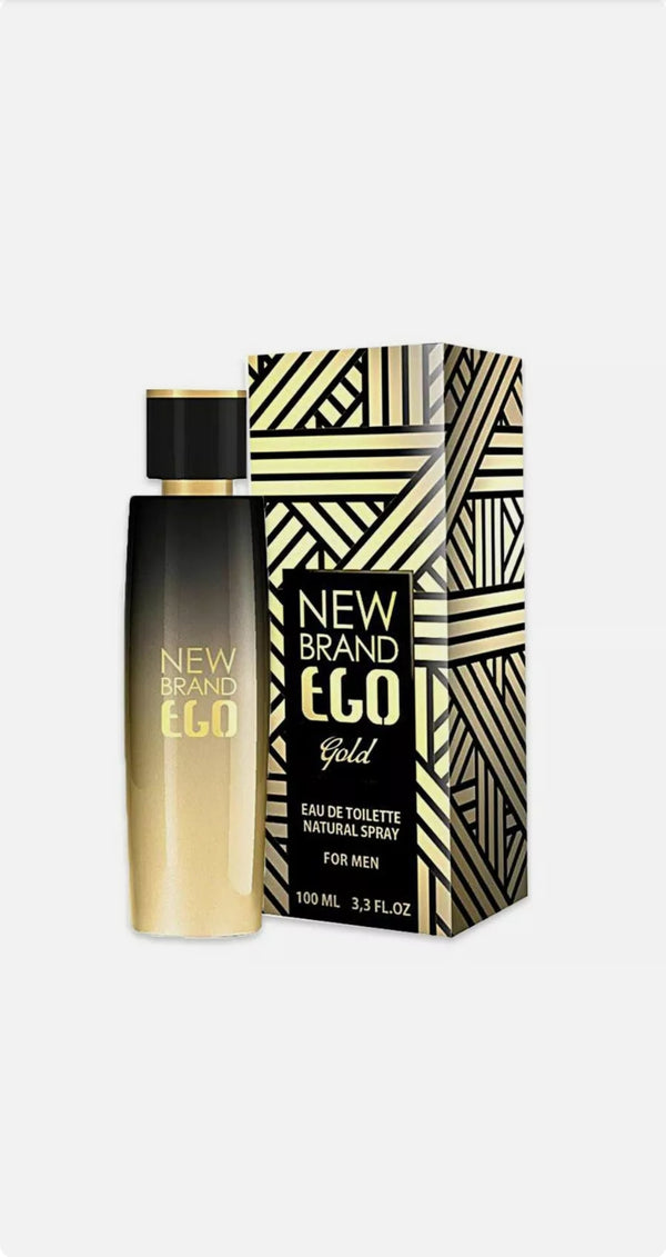 NEW BRAND EGO GOLD Eau De Toilette Fragranza Profumo Essenza UOMO 100 ml