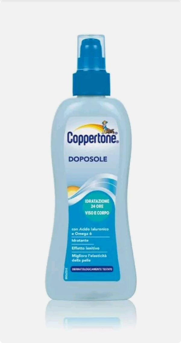 COPPERTONE DOPOSOLE Viso Corpo Idratante Lenitivo con Acido Ialuronico 200ml