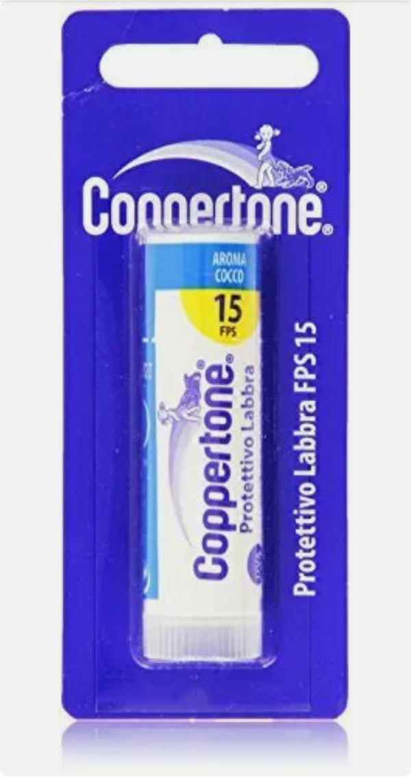 COPPERTONE SUNSCREEN Stick Protettivo per labbra fattore protezione 15 MEDIA