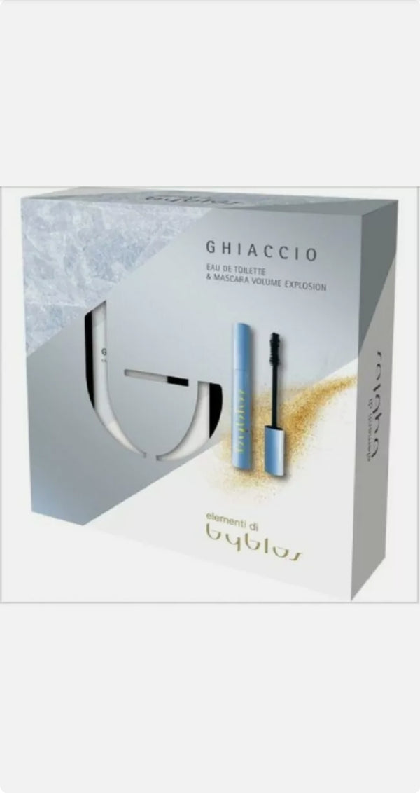 Cofanetto Box Regalo BYBLOS Ghiaccio Profumo Donna EDT 120ml + Mascara Volume