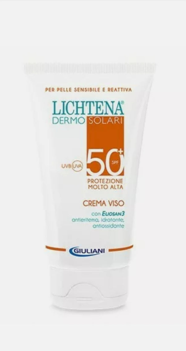 LICHTENA DERMOSOLARI Crema viso idratante antiossidante VARIE SPF 50ml