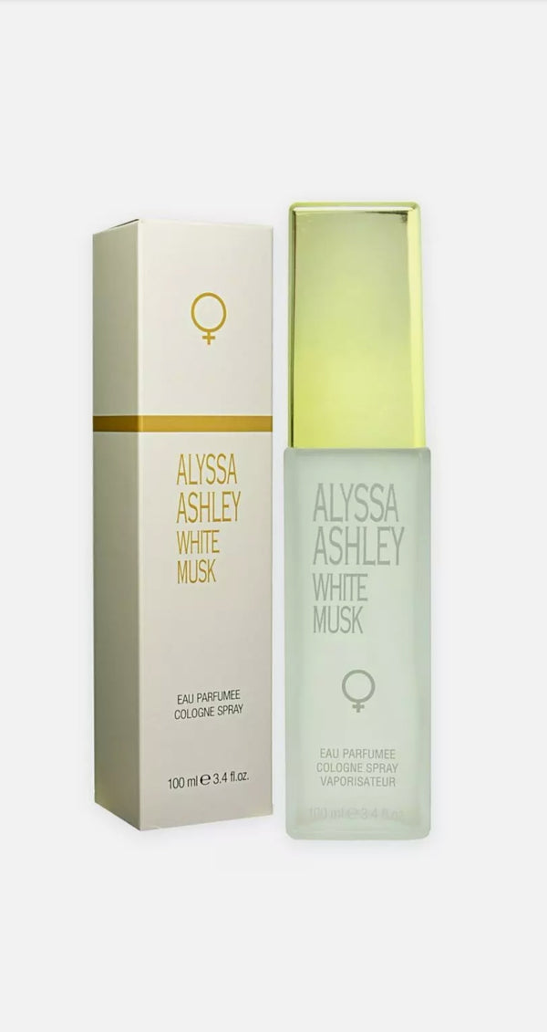 Alyssa Ashley WHITE MUSK Profumo Fragranza Donna Acqua di Colonia Spray 100 ml