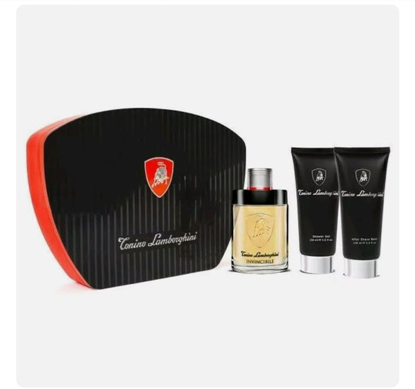 Set Invicibile Tonino Lamborghini after shave 150ml + edt 125ml + shower gel