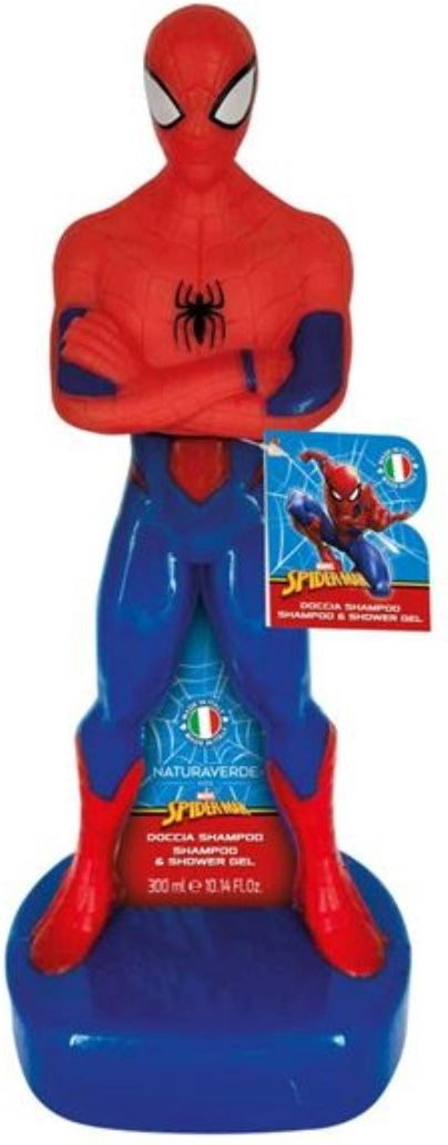 Naturaverde spider-man doccia shampoo per supereroi kit regalo