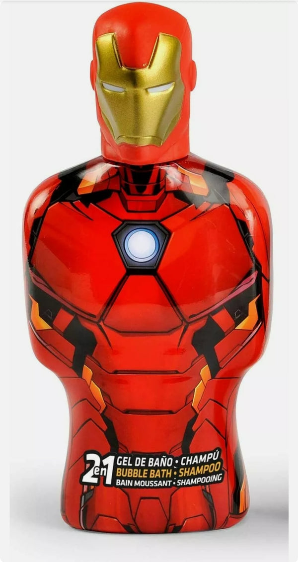 Marvel Avengers Iron Man 2 in 1 gel da bagno e shampoo 350 ML