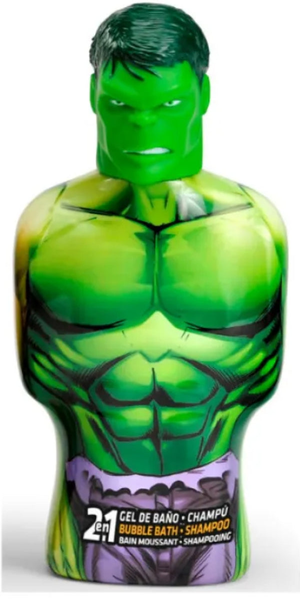 Marvel Avengers Hulk 2 in 1 gel da bagno e shampoo 350 ml