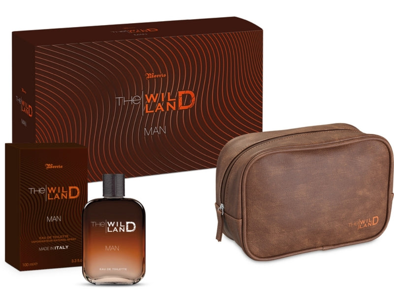 Morris the wild Land Man kit regalo eau de toilette 100 ml più beauty in cuoio